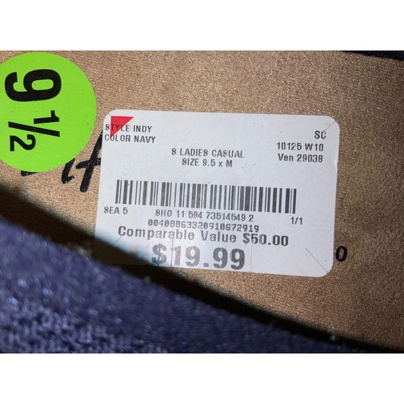 LifeStride Velocity 2.0 Women's Navy Blue Knit Slip On Loafer Flats Size 9.5M - Picture 9 of 9